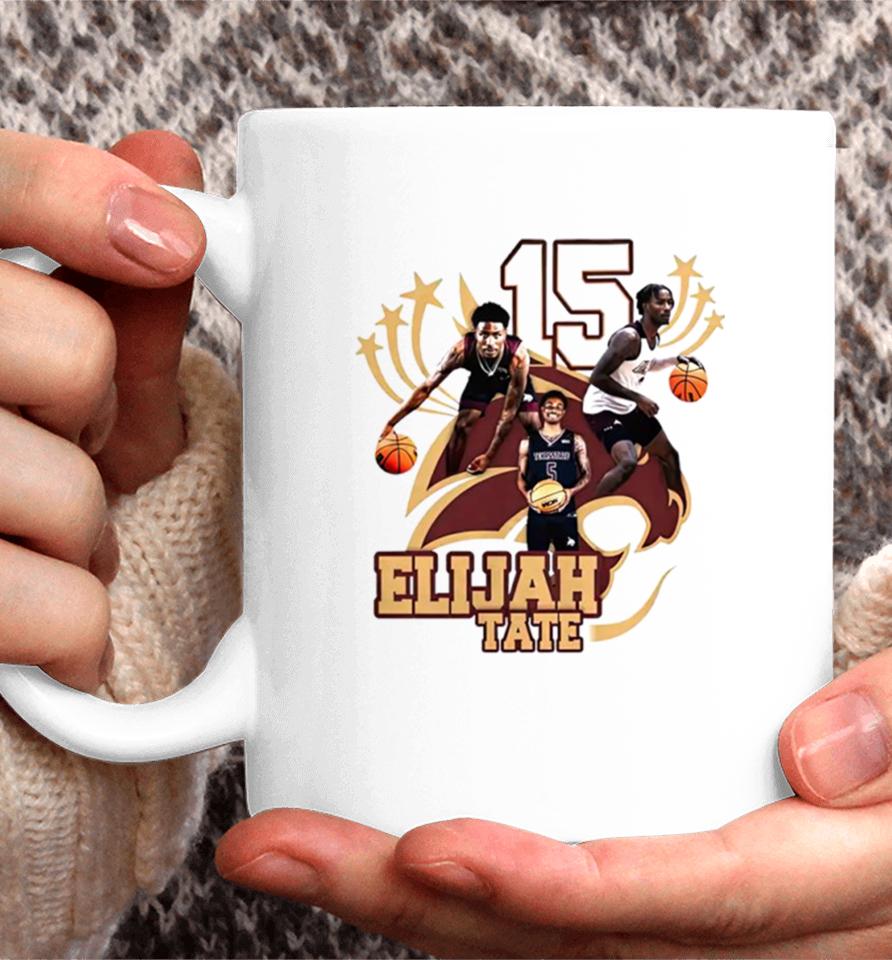 Elijah Tate Texas State Bobcats Men’s Basketball Coffee Mug