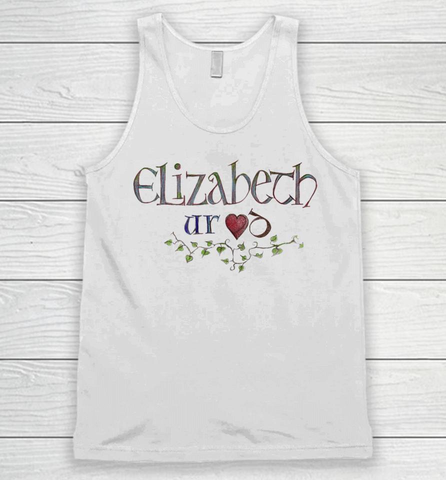 Elizabeth You Are Loved Rebus Unisex Tank Top
