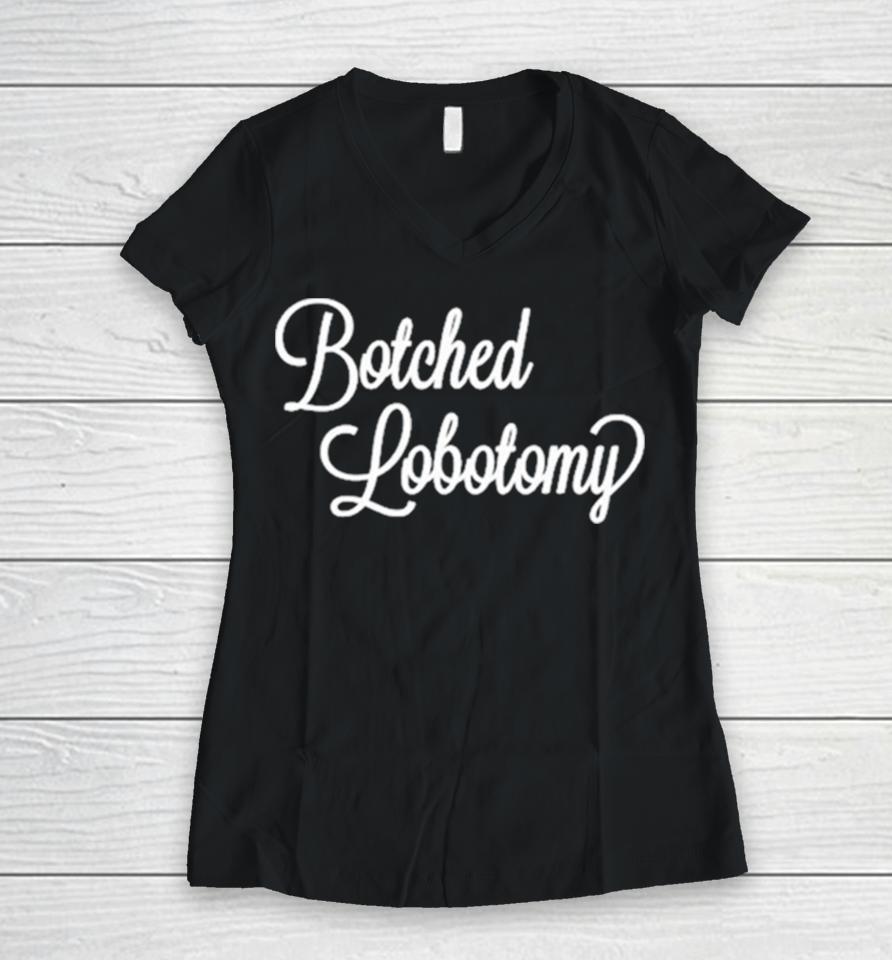 Ellesong Botched Lobotomy Women V-Neck T-Shirt