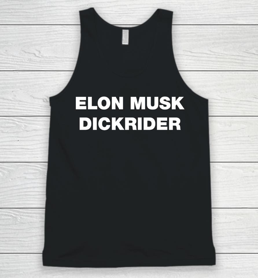 Elon Musk Dickrider Unisex Tank Top