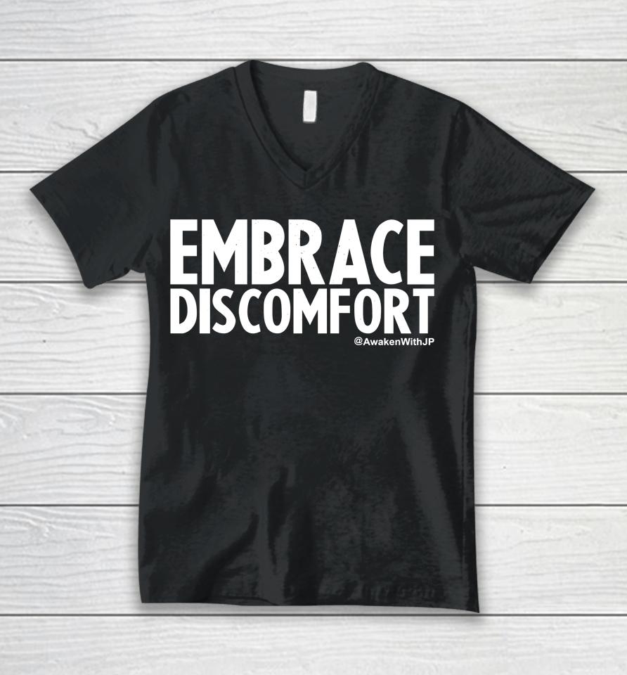 Embrace Discomfort Unisex V-Neck T-Shirt
