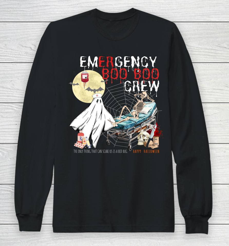 Emergency Boo Boo Crew Er Ed Halloween Long Sleeve T-Shirt