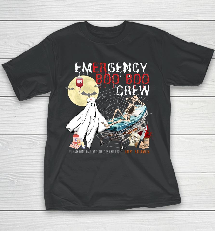 Emergency Boo Boo Crew Er Ed Halloween Youth T-Shirt