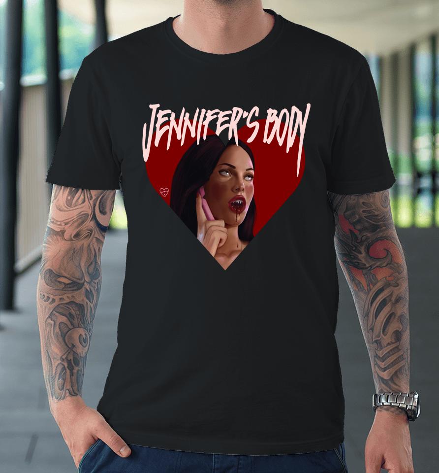 Emily Ratajkowski Wearing Jennifer's Body Premium T-Shirt