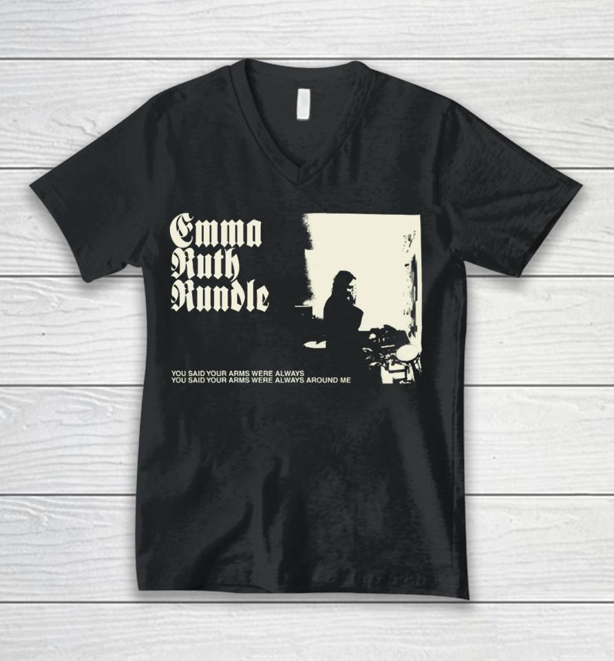 Emma Ruth Rundle Ebru Yildiz You Said Your Arms Were Always Unisex V-Neck T-Shirt