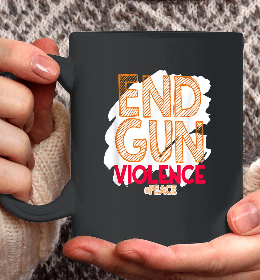 End Gun Violence No Gun Awareness Day Hashtag Peace Coffee Mug