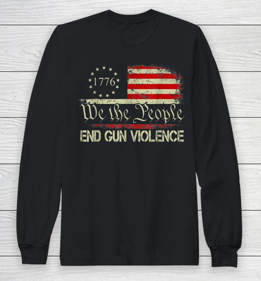 End Gun Violence Long Sleeve T-Shirt