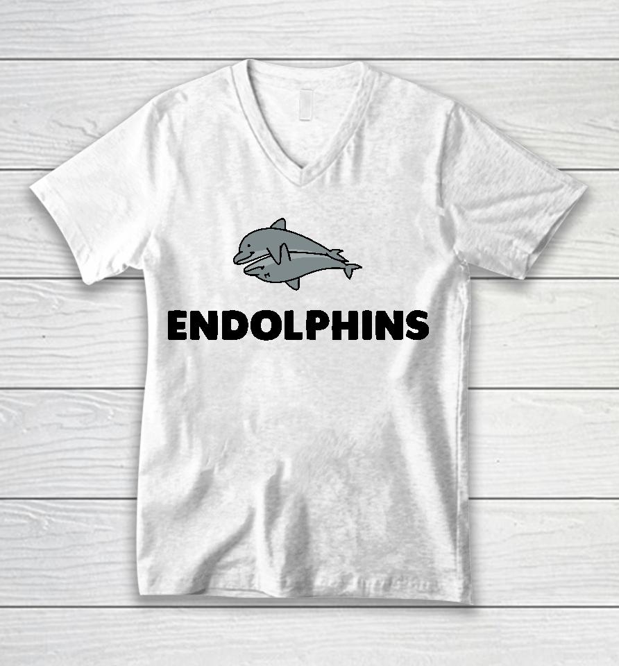 Endolphins Alleverythingdolphin Unisex V-Neck T-Shirt