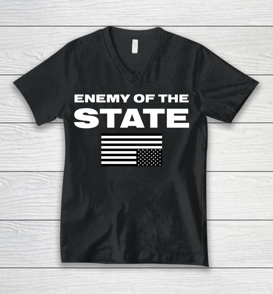 Enemy Of The State Unisex V-Neck T-Shirt