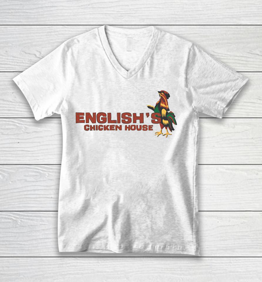 English's Chicken House Unisex V-Neck T-Shirt