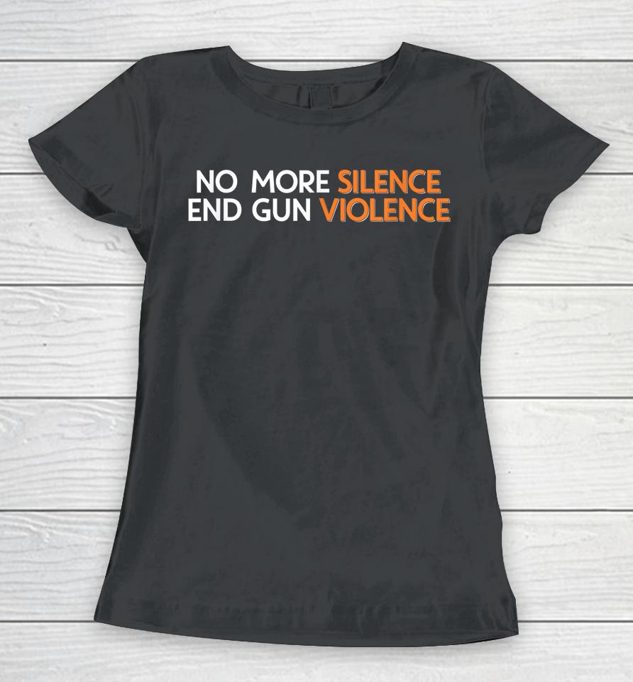 Enough End Gun Violence No Gun Women T-Shirt