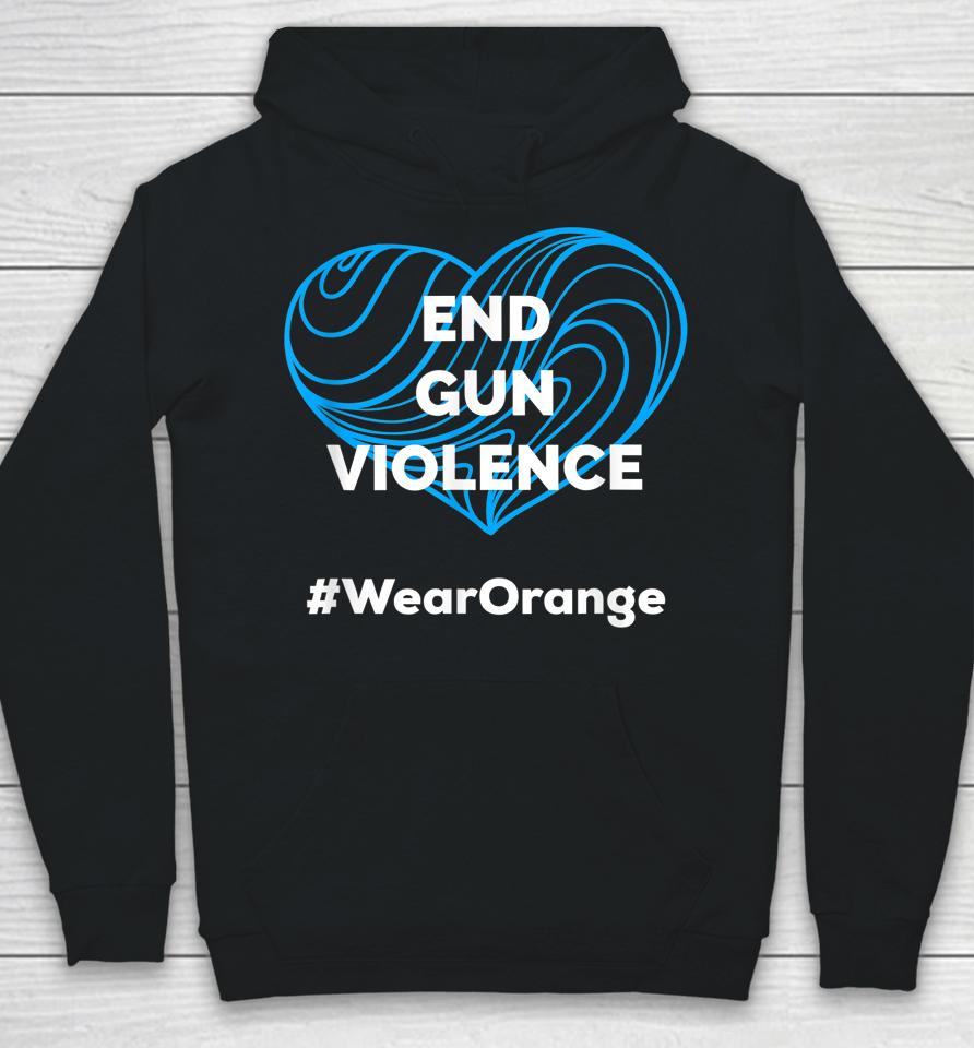 Enough End Gun Violence Wear Orange Hoodie