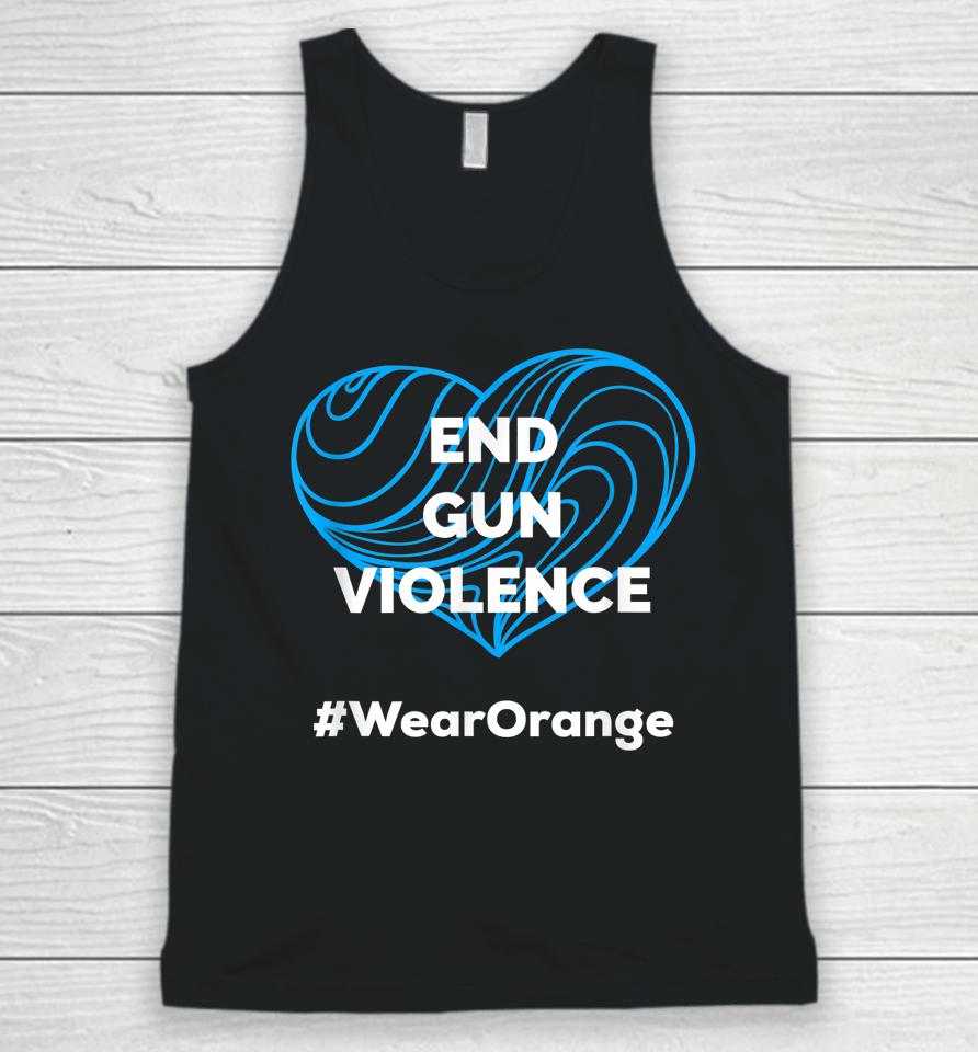 Enough End Gun Violence Wear Orange Unisex Tank Top