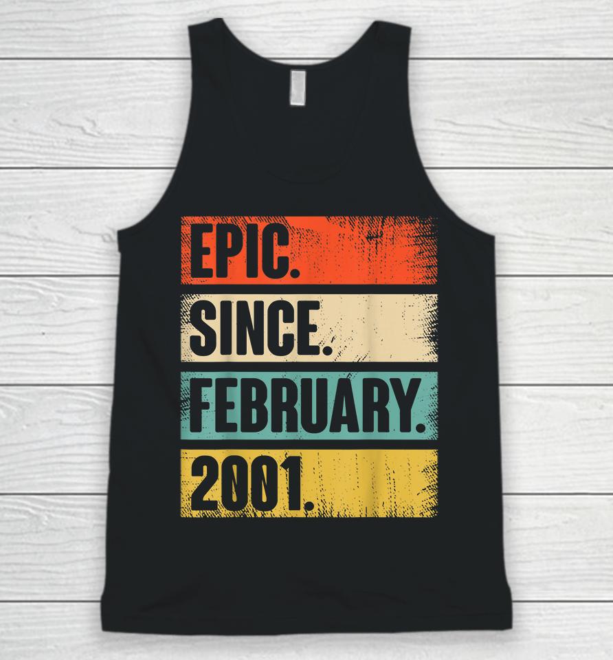 Epic Since February 2001 21St Birthday Unisex Tank Top