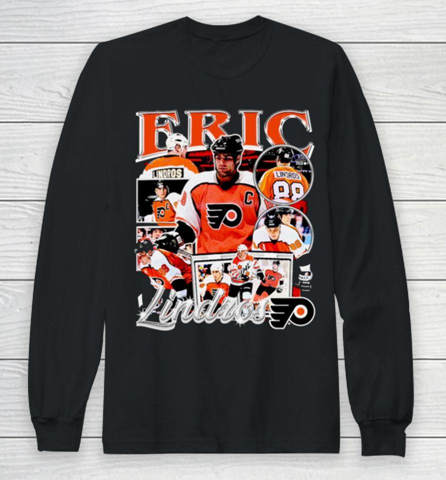 Eric Lindros Philadelphia Flyers Nhl Legend Long Sleeve T-Shirt
