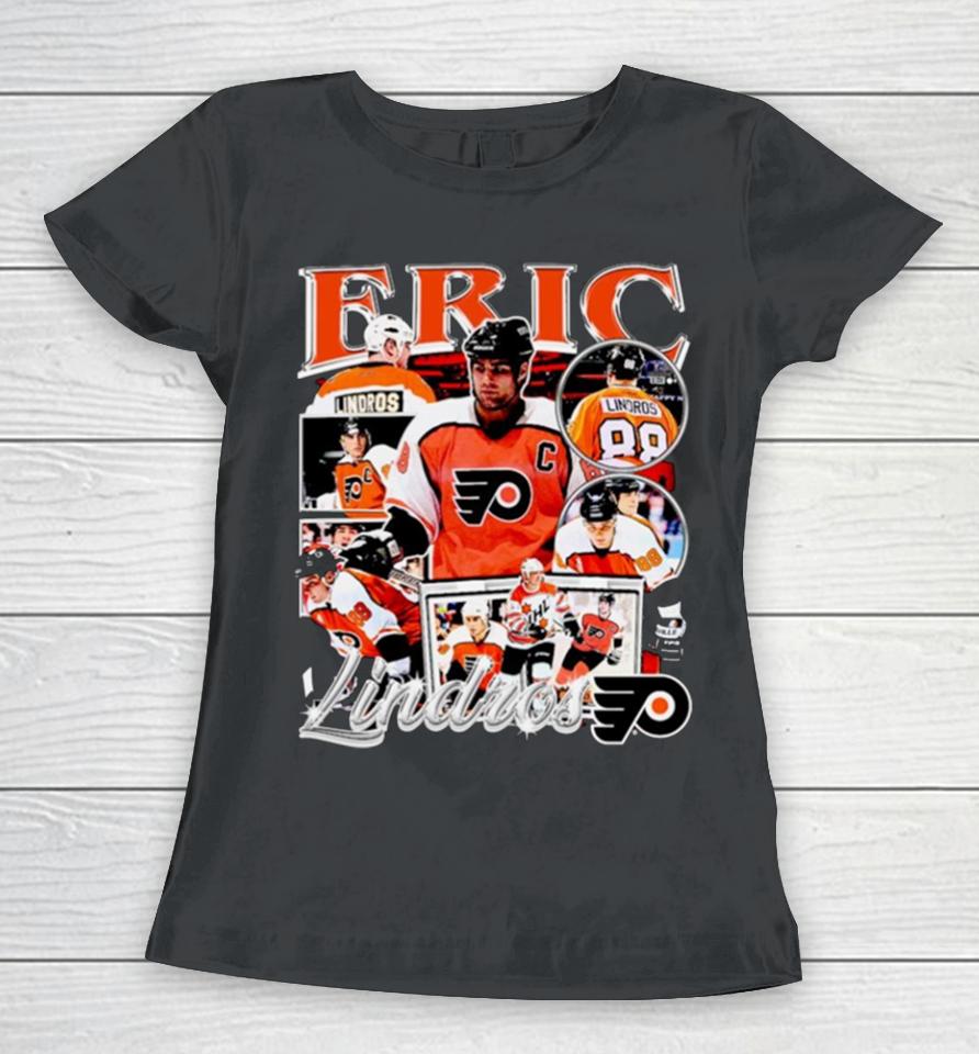 Eric Lindros Philadelphia Flyers Nhl Legend Women T-Shirt