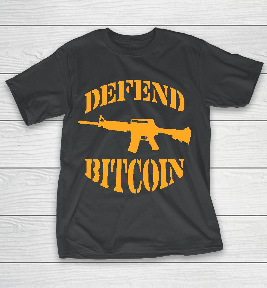Eric Podwojski Defend Bitcoin T-Shirt