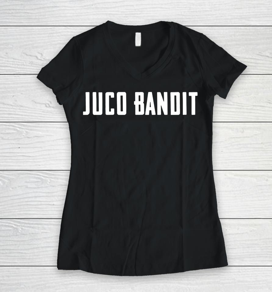 Eric Sim Juco Bandit Women V-Neck T-Shirt