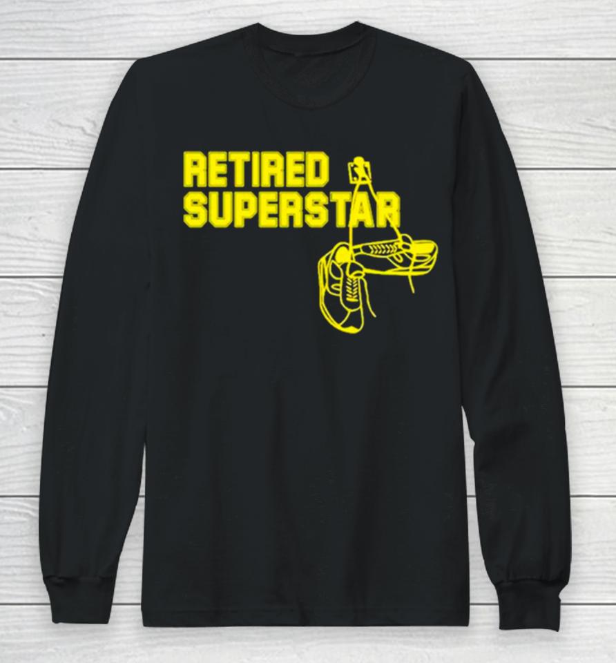 Eric Winter Wearing Retired Superstar Long Sleeve T-Shirt
