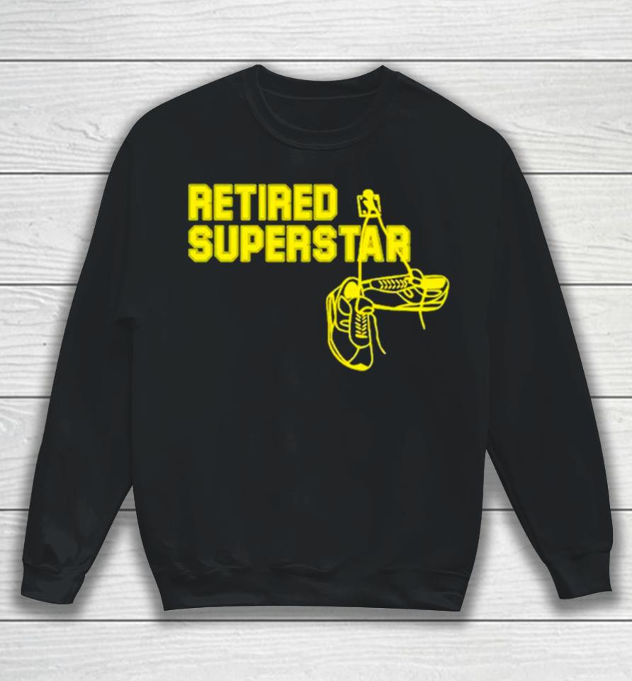 Eric Winter Wearing Retired Superstar Sweatshirt