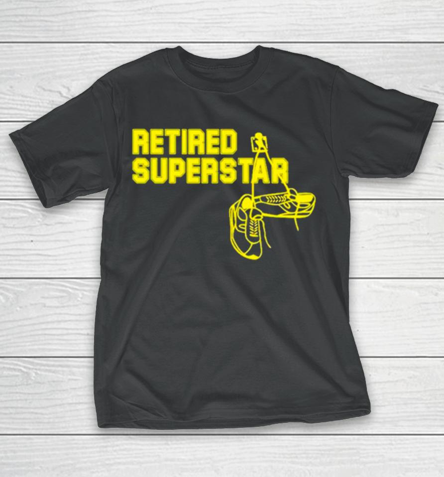 Eric Winter Wearing Retired Superstar T-Shirt