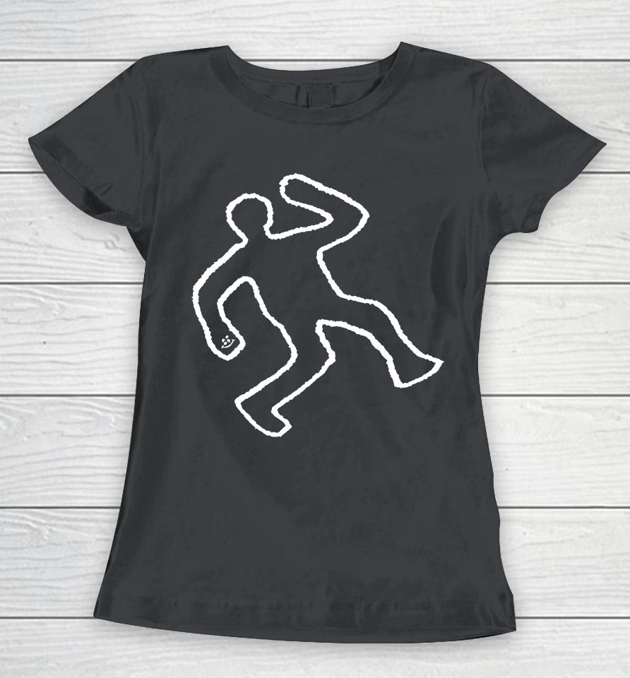 Ericdoa Chalk Outline Women T-Shirt