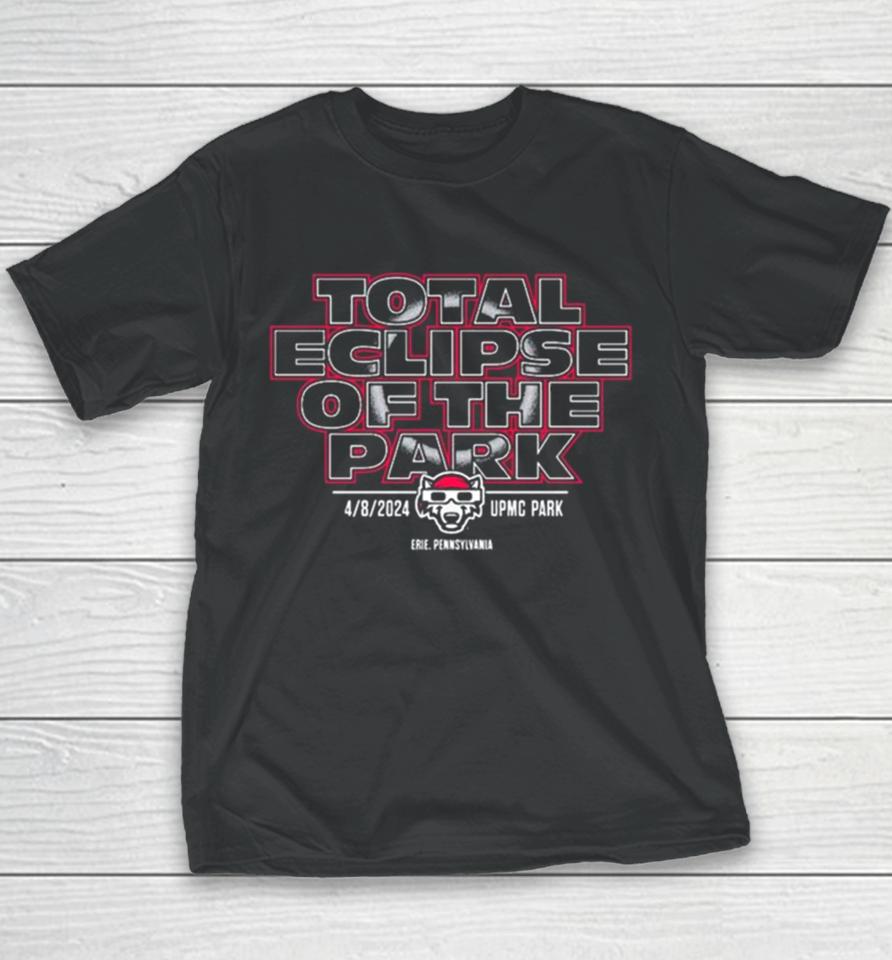 Erie Seawolves Br Total Eclipse Of The Park 2024 Youth T-Shirt