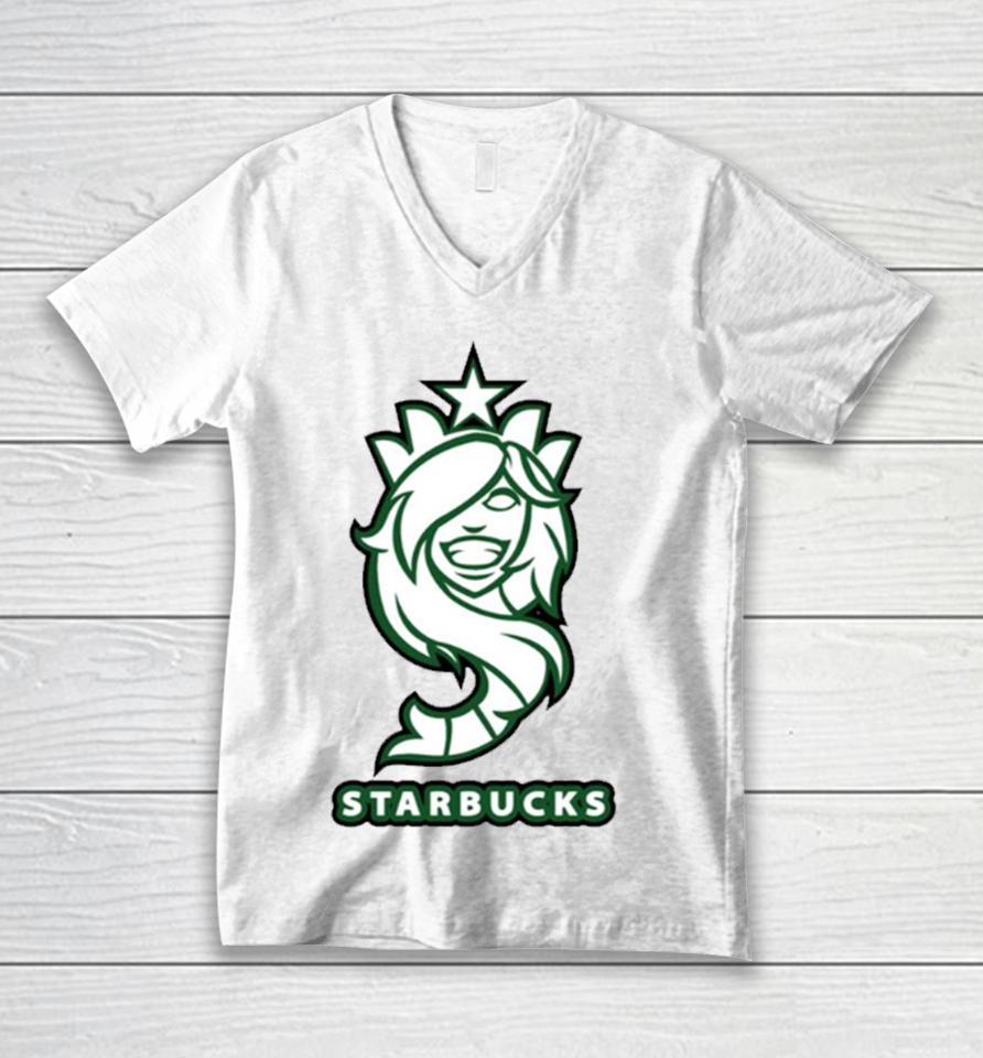 Esport Starbucks Logo Unisex V-Neck T-Shirt