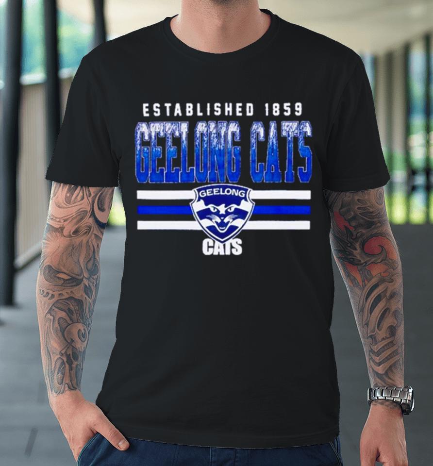 Established 1859 Geelong Cats Classic Premium T-Shirt