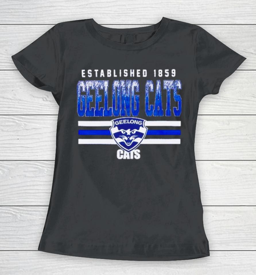 Established 1859 Geelong Cats Classic Women T-Shirt