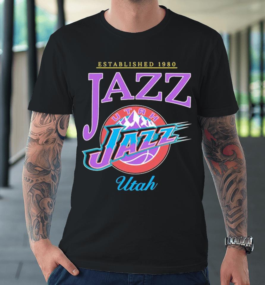 Established 1980 Jazz Nba Utah Jazz Basketball Premium T-Shirt