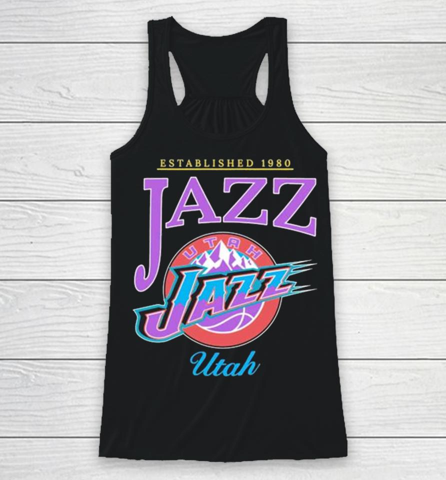 Established 1980 Jazz Nba Utah Jazz Basketball Racerback Tank