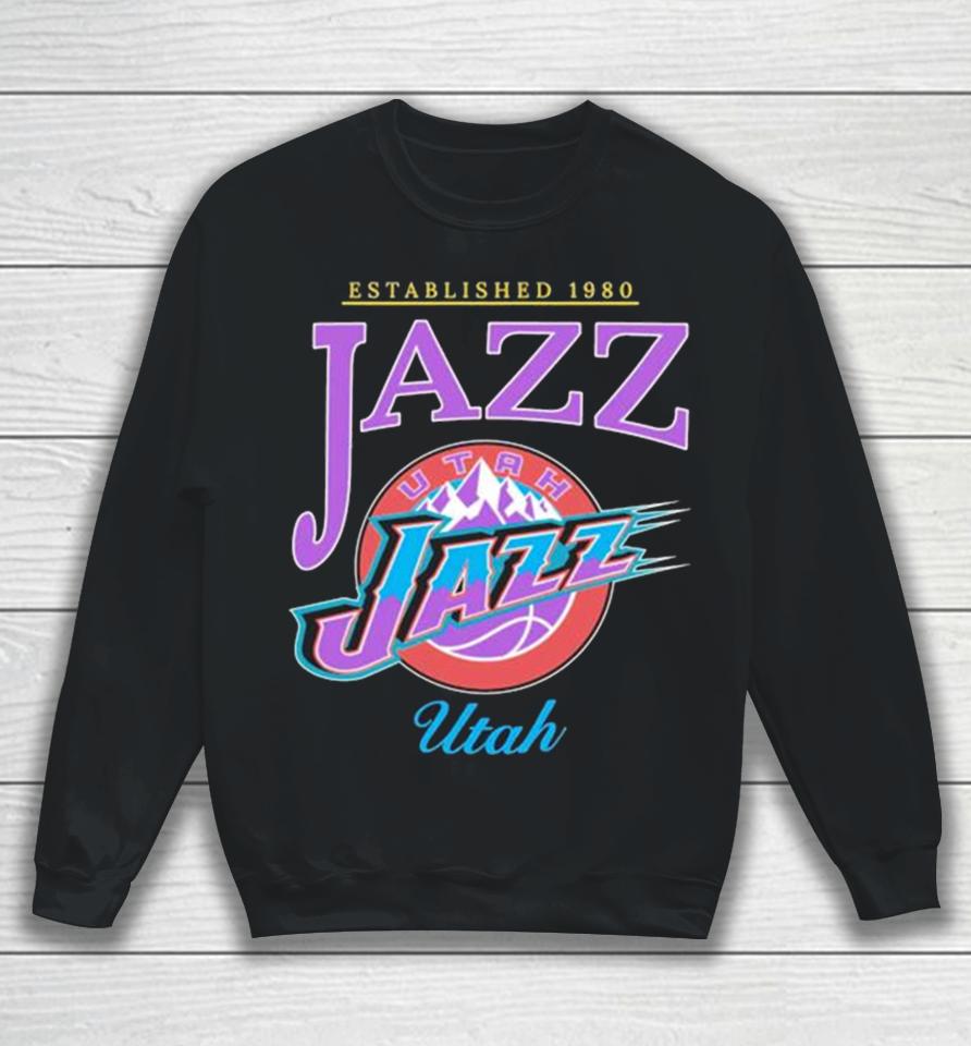 Established 1980 Jazz Nba Utah Jazz Basketball Sweatshirt
