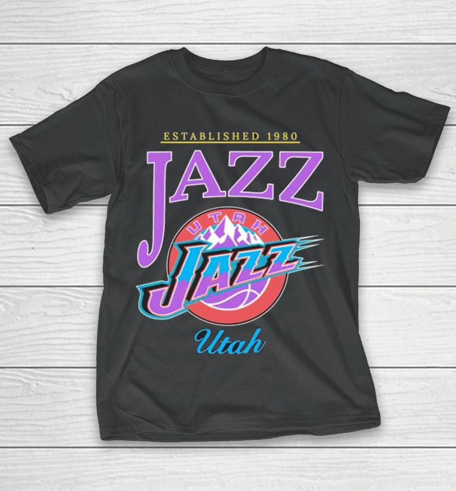 Established 1980 Jazz Nba Utah Jazz Basketball T-Shirt