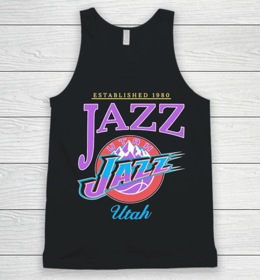 Established 1980 Jazz Nba Utah Jazz Basketball Unisex Tank Top