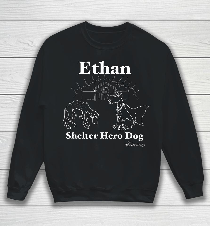 Ethanalmighty Recognition T-Shirt Ethan Shelter Hero Dog Sweatshirt