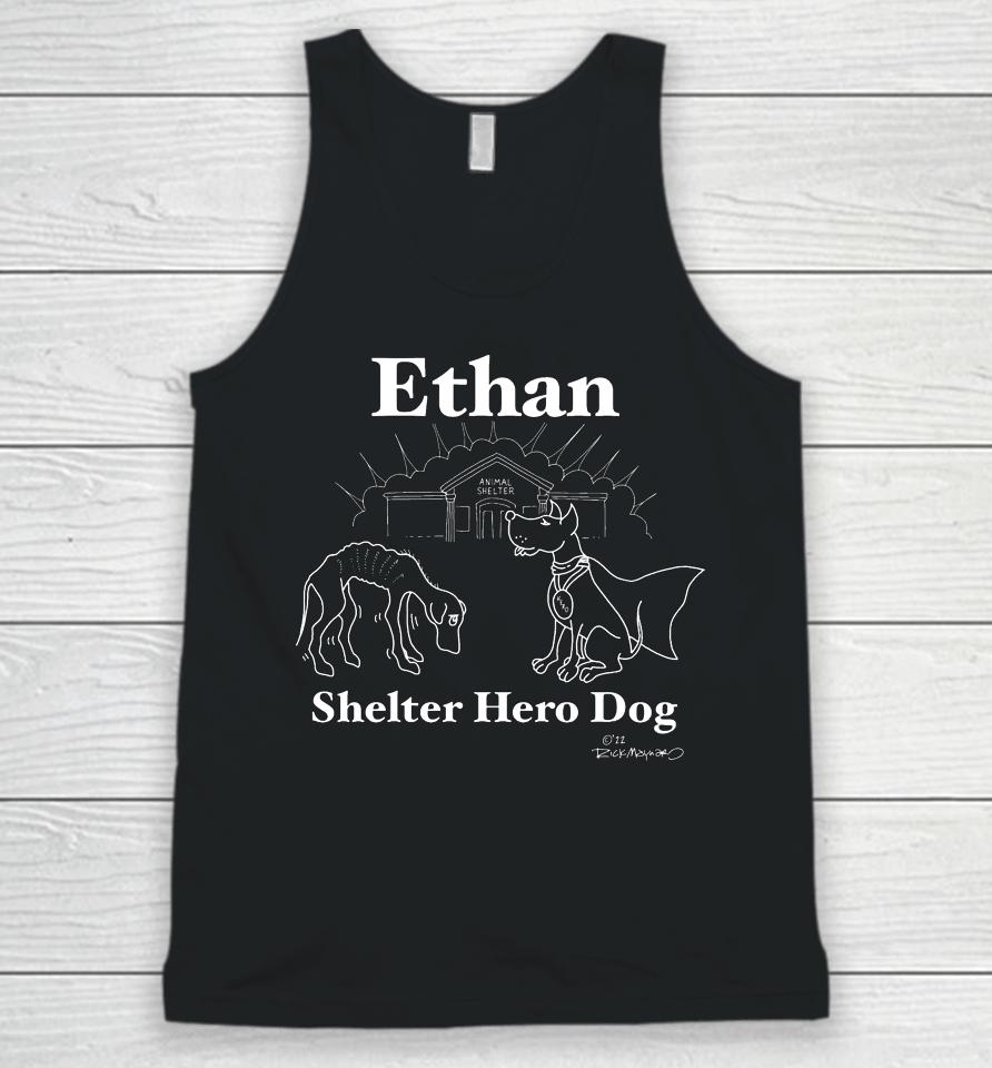 Ethanalmighty Recognition T-Shirt Ethan Shelter Hero Dog Unisex Tank Top