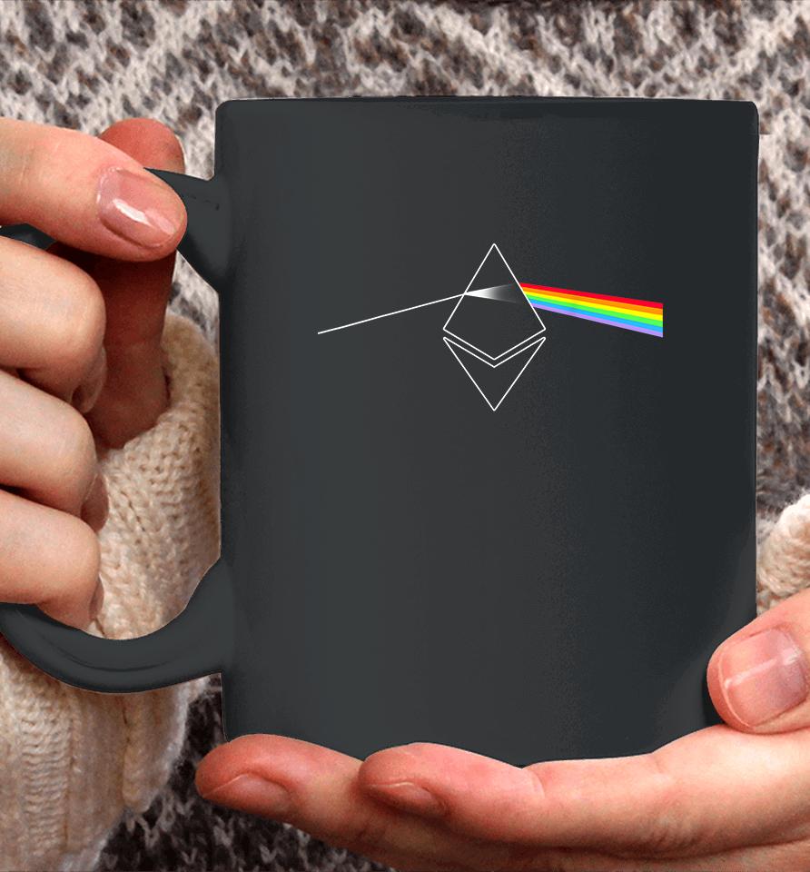 Ethereum Crypto Prism Rainbow Light Coffee Mug