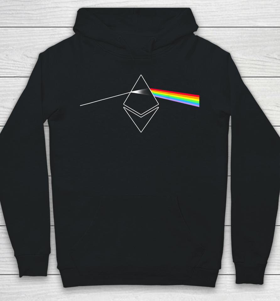 Ethereum Crypto Prism Rainbow Light Hoodie