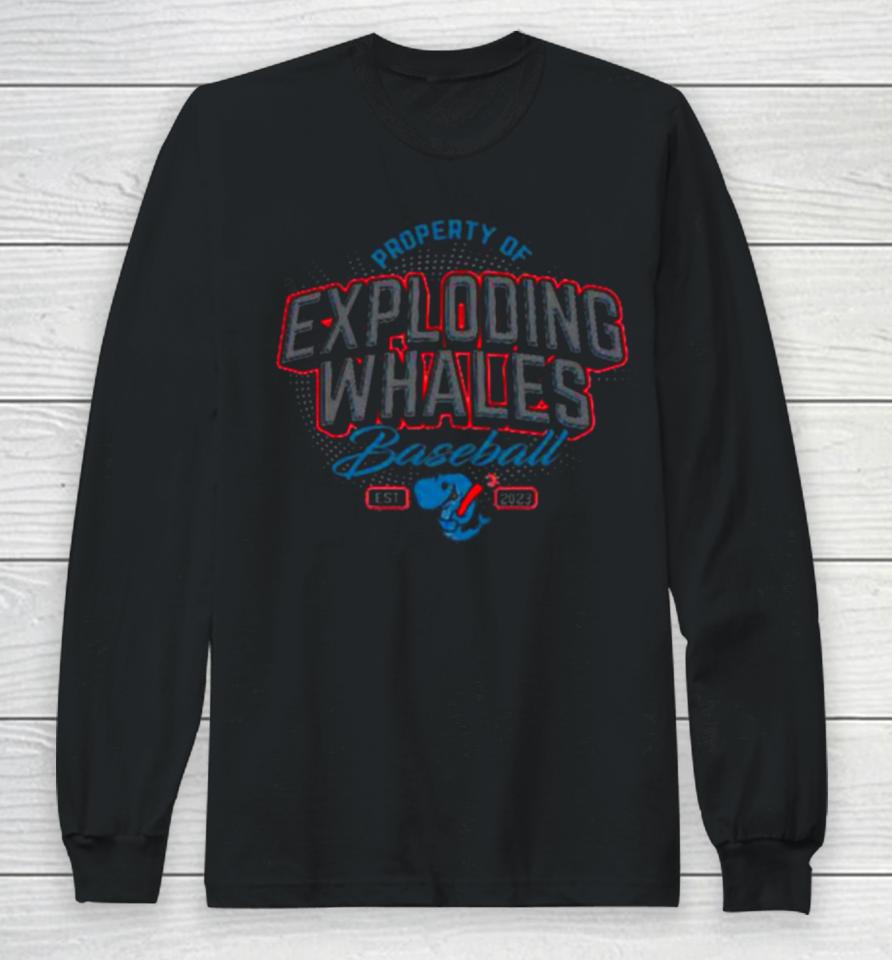 Eugene Emeralds Exploding Whales Bimm Ridder Long Sleeve T-Shirt