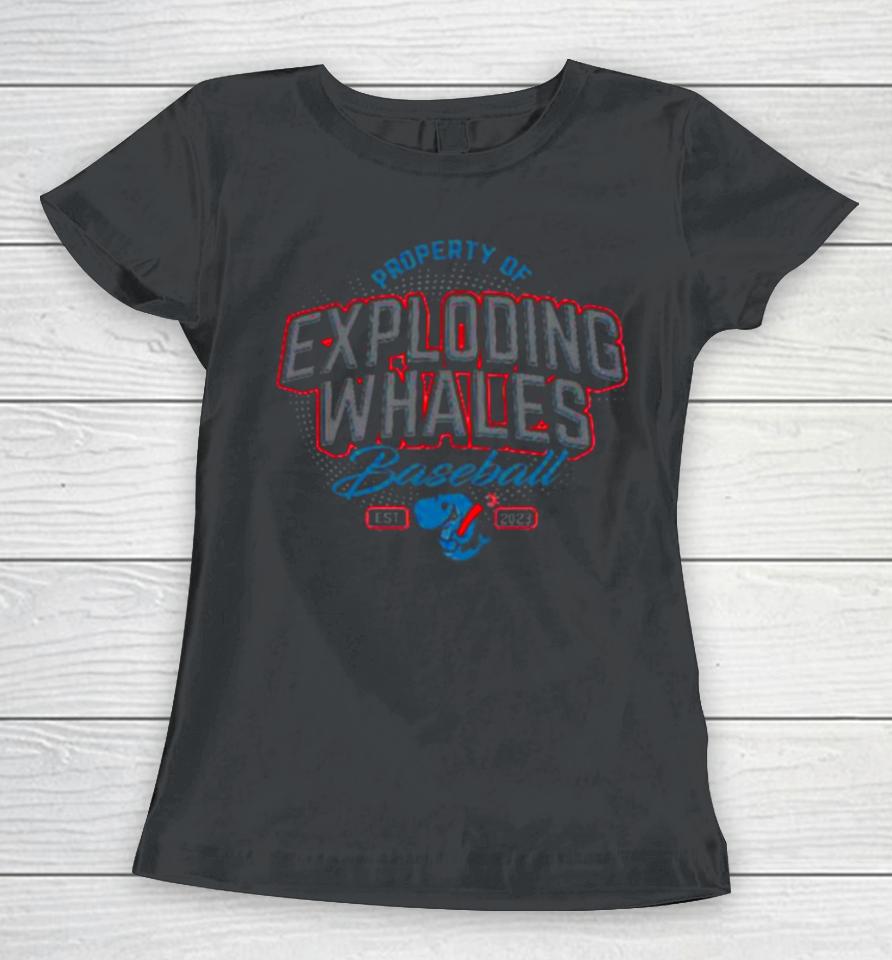 Eugene Emeralds Exploding Whales Bimm Ridder Women T-Shirt