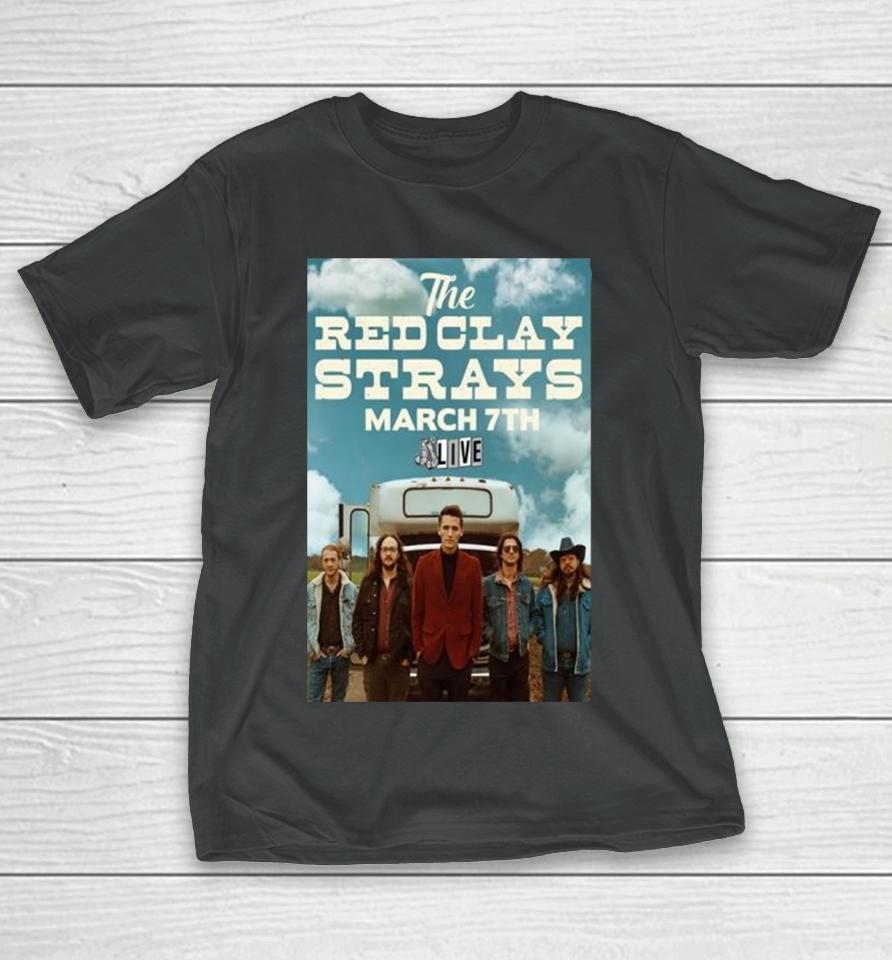 Event Fayetteville Ar United States Red Clay Strays 3 7 2024 Poster T-Shirt