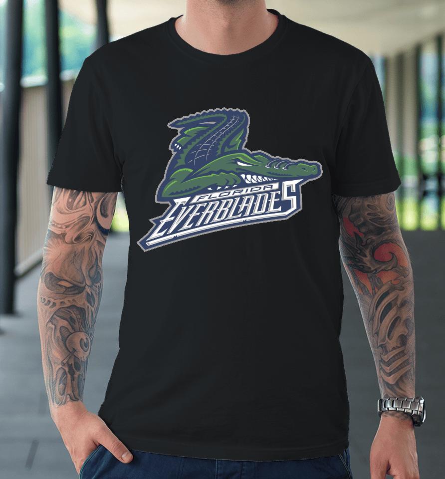 Everblades Florida Logo Premium T-Shirt
