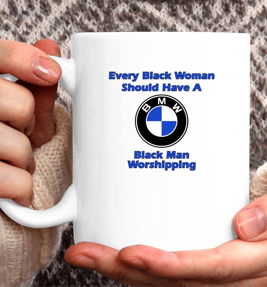 Every Black Woman Should Have A Black Man Worshipping Coffee Mug