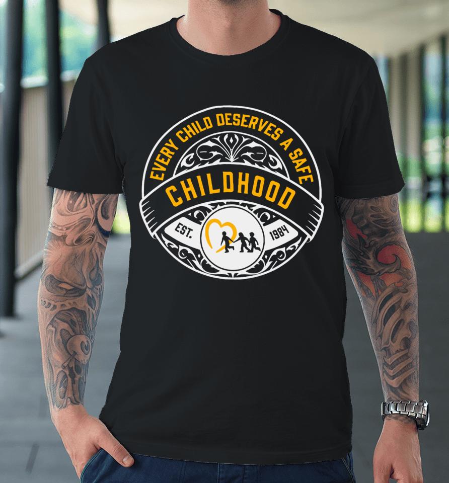 Every Child Deserves A Safe Childhood Charity Premium T-Shirt