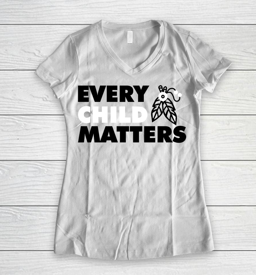 Every Child Matters Jays Care X Blue Jays Women V-Neck T-Shirt