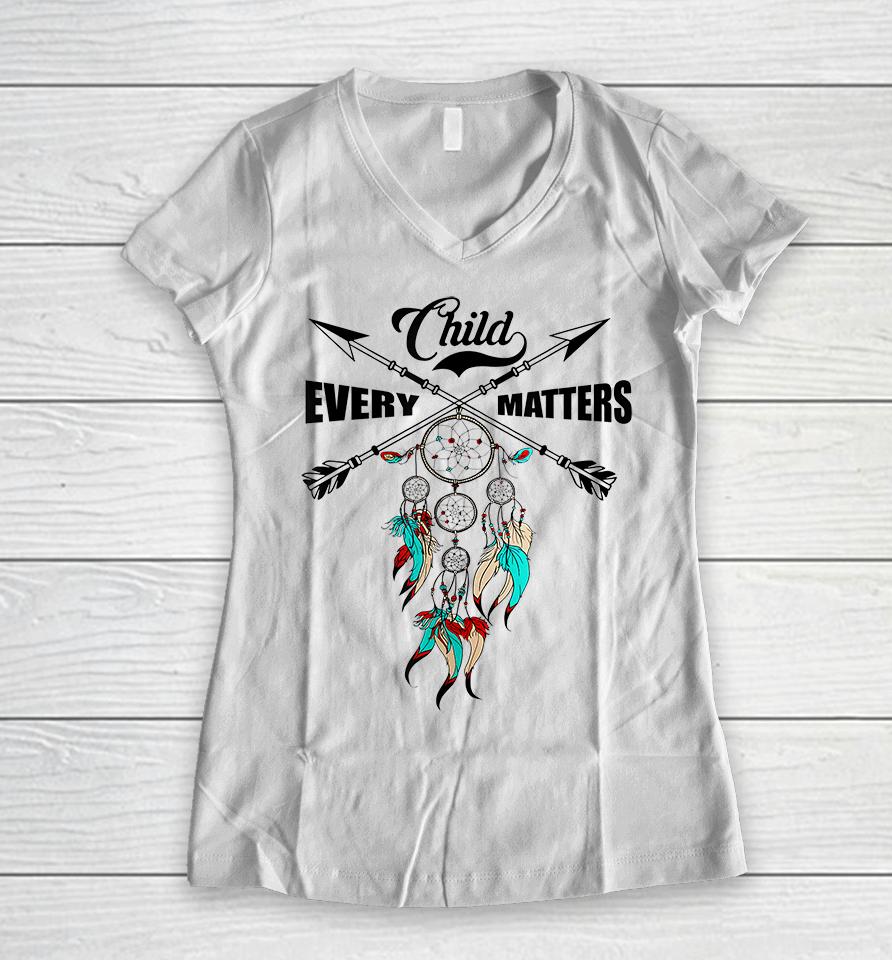 Every Child Matters Women V-Neck T-Shirt