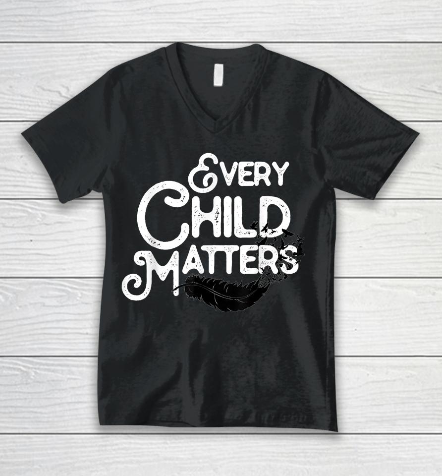 Every Orange Day Child Kindness Matter 2022 Anti Bully Unisex V-Neck T-Shirt
