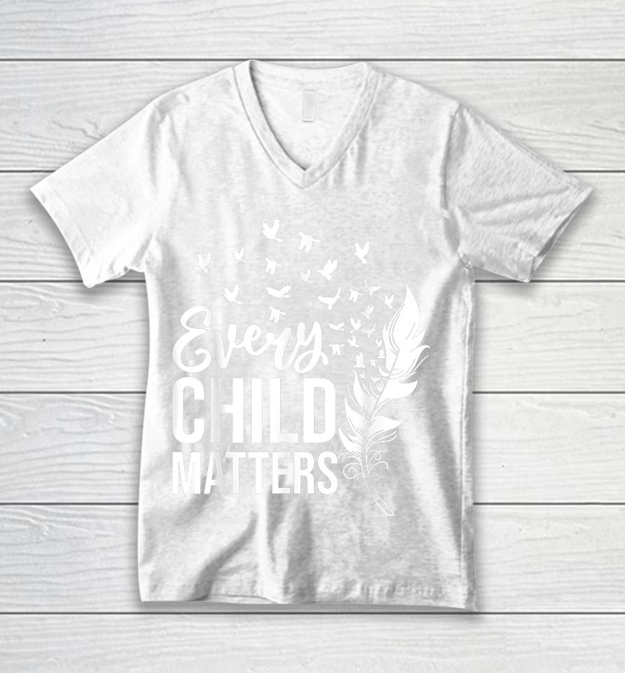 Every Orange Day Child Kindness Matter 2023 Anti Bully Unisex V-Neck T-Shirt