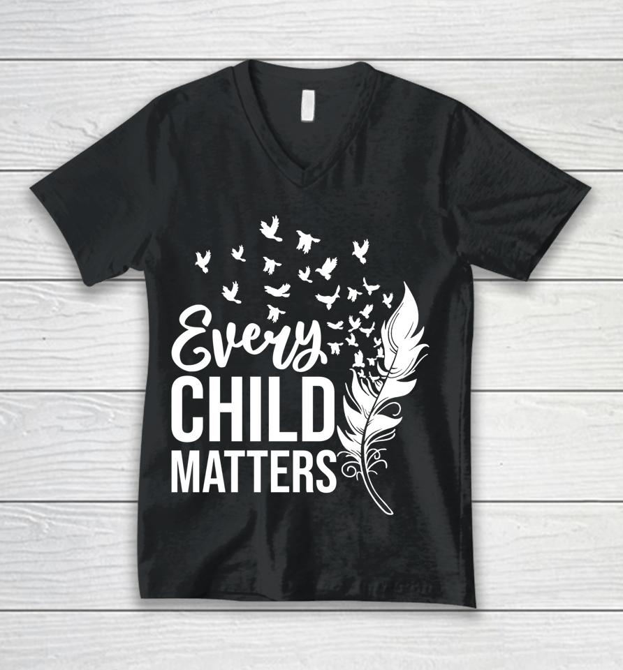 Every Orange Day Child Kindness Matter Anti Bully Unisex V-Neck T-Shirt